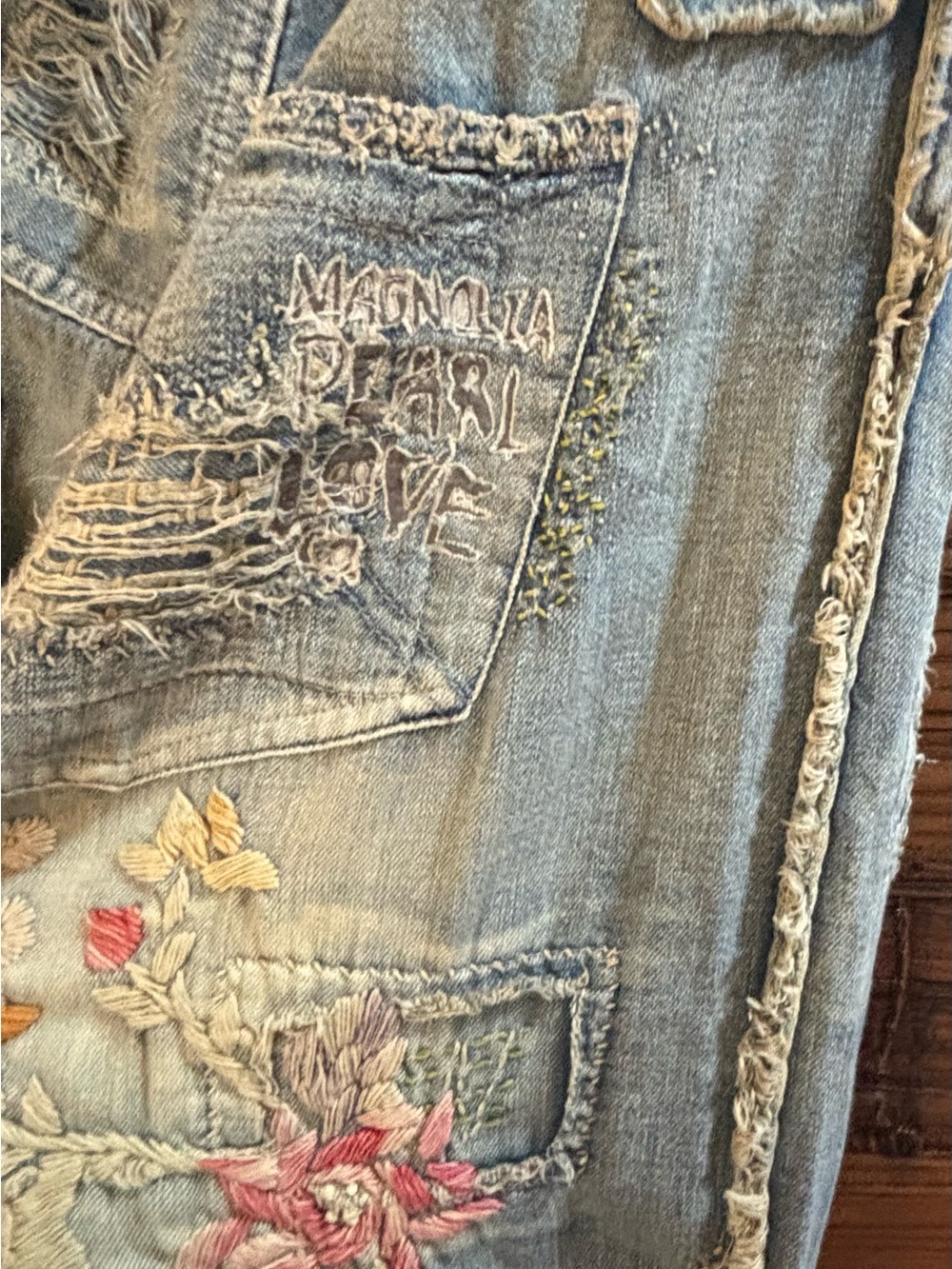 Magnolia Pearl Hummingbird Miner Denims 907 Faded Indigo - Picture 8 of 16